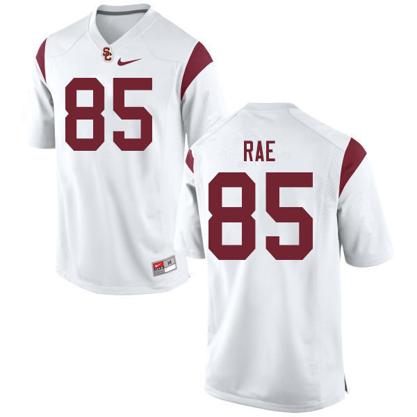 Men #85 Ethan Rae USC Trojans College Football Jerseys Sale-White